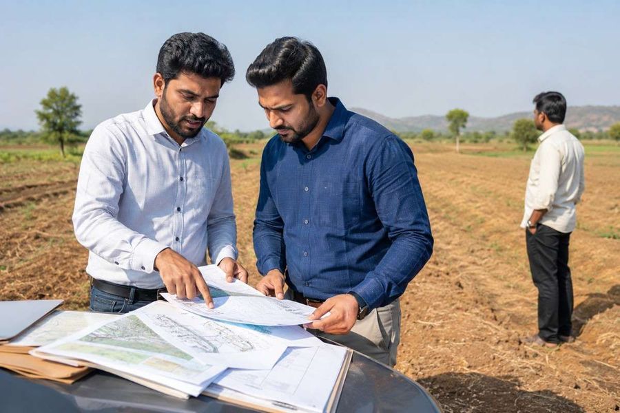 land-loan-documents-review-farmland-car-bonnet