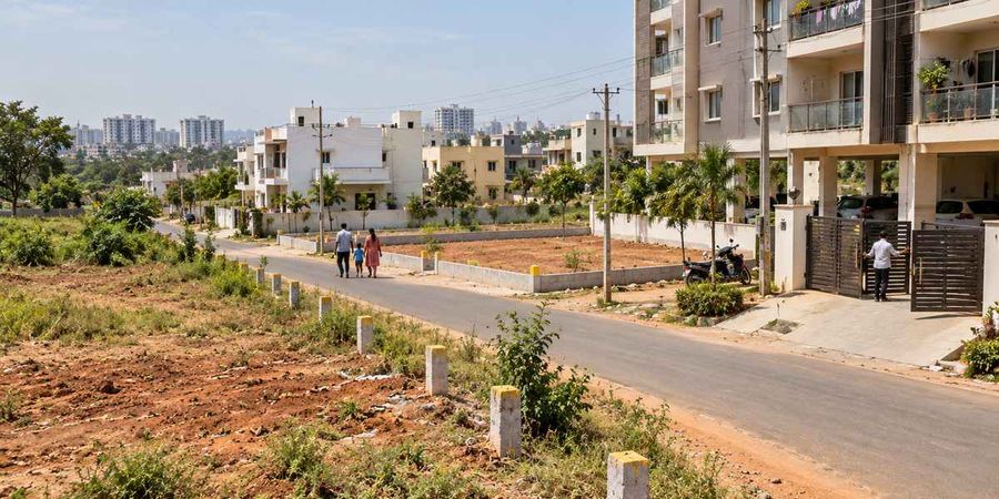 Land vs Plot vs Apartment: Appreciation and Risk Compared (India 2026) — 1acre land blog