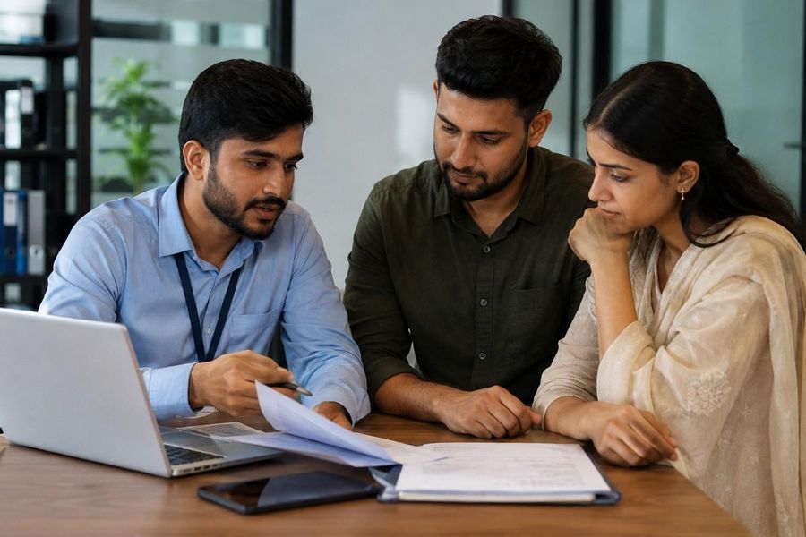 legal-advisor-reviewing-poa-documents-with-couple