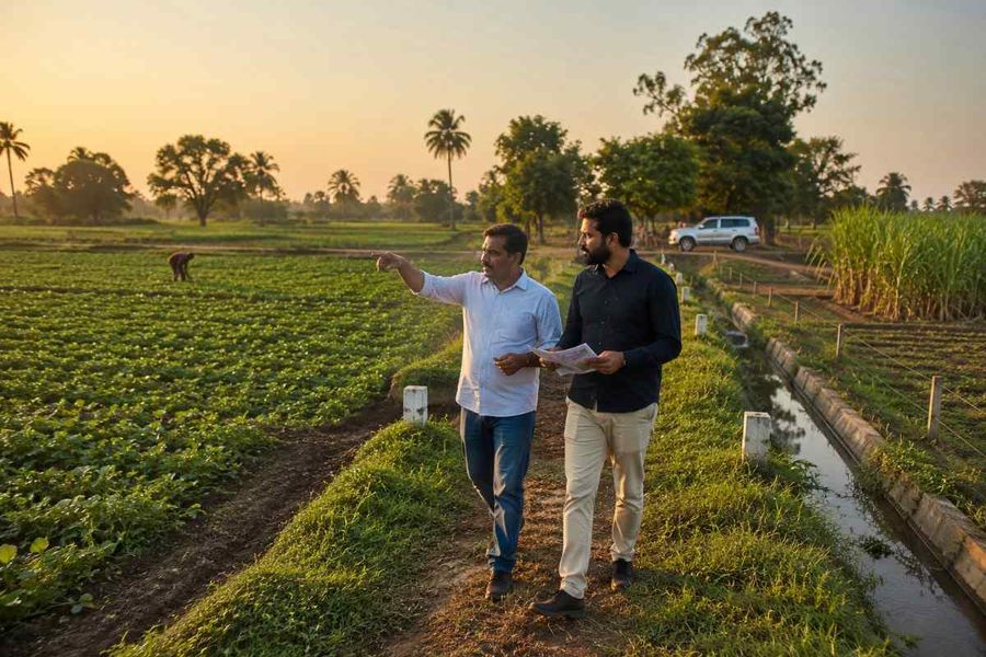 How to Buy Agricultural Land in India: Rules, Verification, and Costs — 1acre land blog
